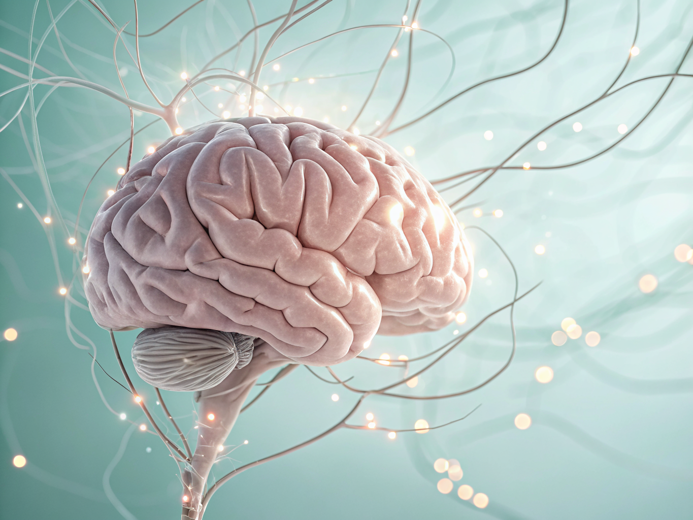 Representação abstrata de neuroplasticidade e conexões neurais